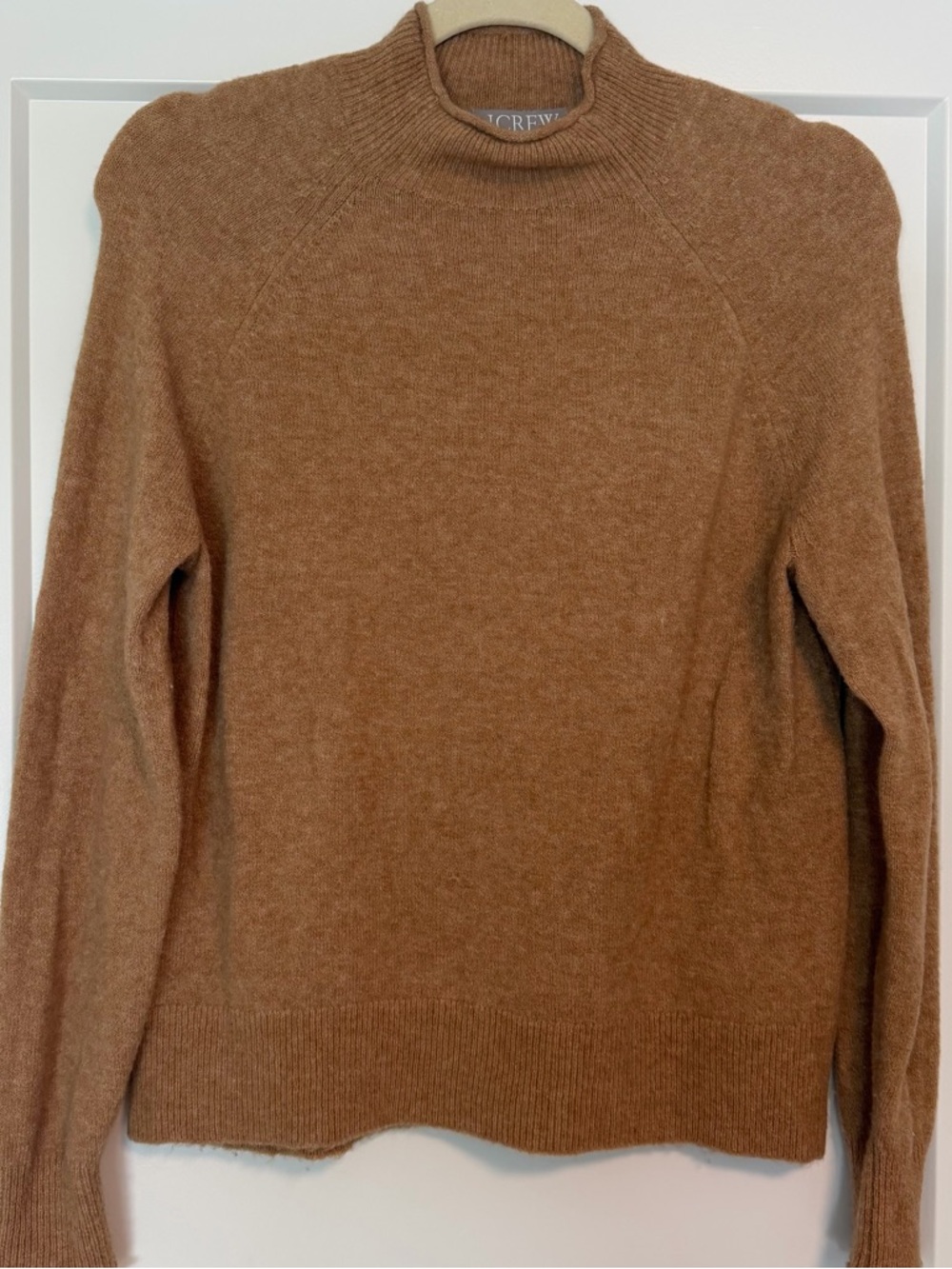 J. Crew Women's Camel Roll Neck Sweater